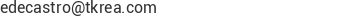 Correo electr&oacute;nico de Tkrea Publicidad C.A