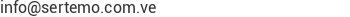 Correo electr&oacute;nico de Sertemo,c.a