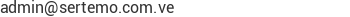 Correo electr&oacute;nico de Sertemo,c.a