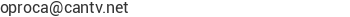 Correo electr&oacute;nico de OPROCA CA