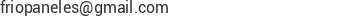 Correo electr&oacute;nico de FRIO PANELES CA