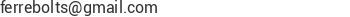 Correo electr&oacute;nico de FERREBOLTS C.A.