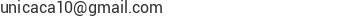 Correo electr&oacute;nico de UNICA C.A