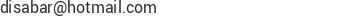 Correo electr&oacute;nico de DISABAR,C.A.