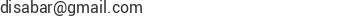 Correo electr&oacute;nico de DISABAR,C.A.
