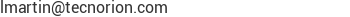 Correo electr&oacute;nico de Tecnorion, C.A.