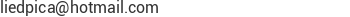 Correo electr&oacute;nico de LIED PIÑA MANTENIMIENTO, C.A.