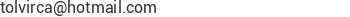 Correo electr&oacute;nico de TOLVIR C.A