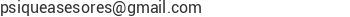 Correo electr&oacute;nico de Psique Asesores