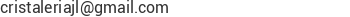 Correo electr&oacute;nico de CRISTALERIA Y ALUMINIOS JL