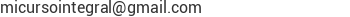 Correo electr&oacute;nico de MICURSOINTEGRAL.COM CA