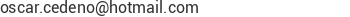 Correo electr&oacute;nico de OSCAR Y. CEDEÑO M.