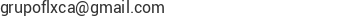 Correo electr&oacute;nico de Grupo FLX, C.A.