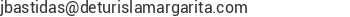Correo electr&oacute;nico de Detur, C.A.
