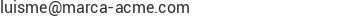 Correo electr&oacute;nico de Marca-Acme