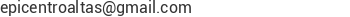 Correo electr&oacute;nico de Epicentro