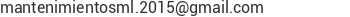 Correo electr&oacute;nico de Mantenimientos M.L 2015, C.A