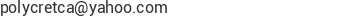 Correo electr&oacute;nico de Polycret c.a.