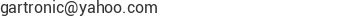 Correo electr&oacute;nico de Gartronic