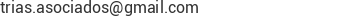 Correo electr&oacute;nico de TRIAS & ASOCIADOS