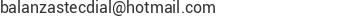 Correo electr&oacute;nico de Balanzas Técnicas El Dial, C.A.