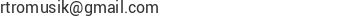 Correo electr&oacute;nico de RTROMUSIK PUNTO COM