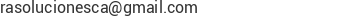 Correo electr&oacute;nico de RA Soluciones CA