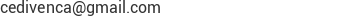 Correo electr&oacute;nico de CEDIVENCA