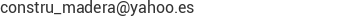 Correo electr&oacute;nico de CONSTRUMADERA