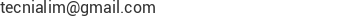 Correo electr&oacute;nico de TECNIALIMENTOS, C.A.
