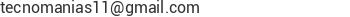 Correo electr&oacute;nico de TecnoManías