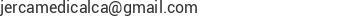 Correo electr&oacute;nico de JERCA MEDICAL, C.A.