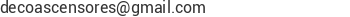 Correo electr&oacute;nico de DECOASCENSORES By BRUCATO,C.A.