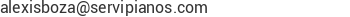 Correo electr&oacute;nico de Servipianos
