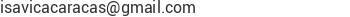 Correo electr&oacute;nico de Isavica c.a