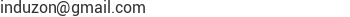 Correo electr&oacute;nico de Induzon, c.a,