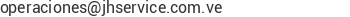 Correo electr&oacute;nico de JH SERVICE, C.A.