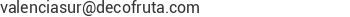 Correo electr&oacute;nico de DecoFruta Sur 