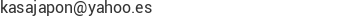 Correo electr&oacute;nico de Kasa Japon
