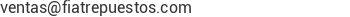 Correo electr&oacute;nico de FiatRepuestos.com