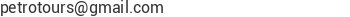 Correo electr&oacute;nico de PETRO TOURS, C.A.