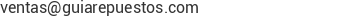 Correo electr&oacute;nico de Guiarepuestos.com