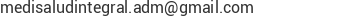 Correo electr&oacute;nico de Corporación Medisalud Integral C.A.