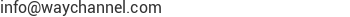 Correo electr&oacute;nico de Way Channel Latinoamérica, c.a.
