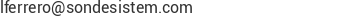 Correo electr&oacute;nico de Sondesistem 