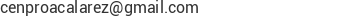 Correo electr&oacute;nico de CENPROACA,C.A.