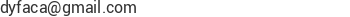 Correo electr&oacute;nico de DYFACA