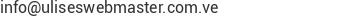 Correo electr&oacute;nico de Ulises Webmaster, F.P.