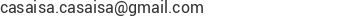 Correo electr&oacute;nico de CASA ISA C.A.